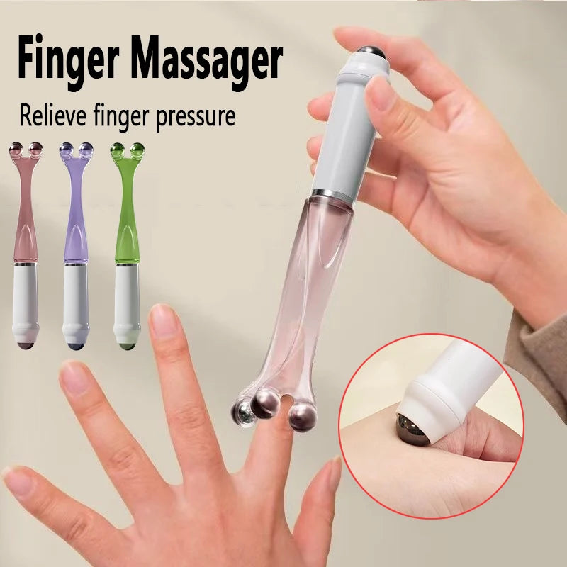 Handheld Finger Joint Acupoint Massager Rollers For Hand Massage SBAM004