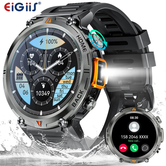 EIGIIS KE3 Smartwatch For Men With Health Monitor Bluetooth