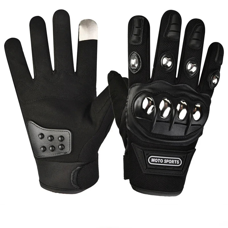 Tactical Gloves Steel Safety For Cycling Powersports And Self Defense