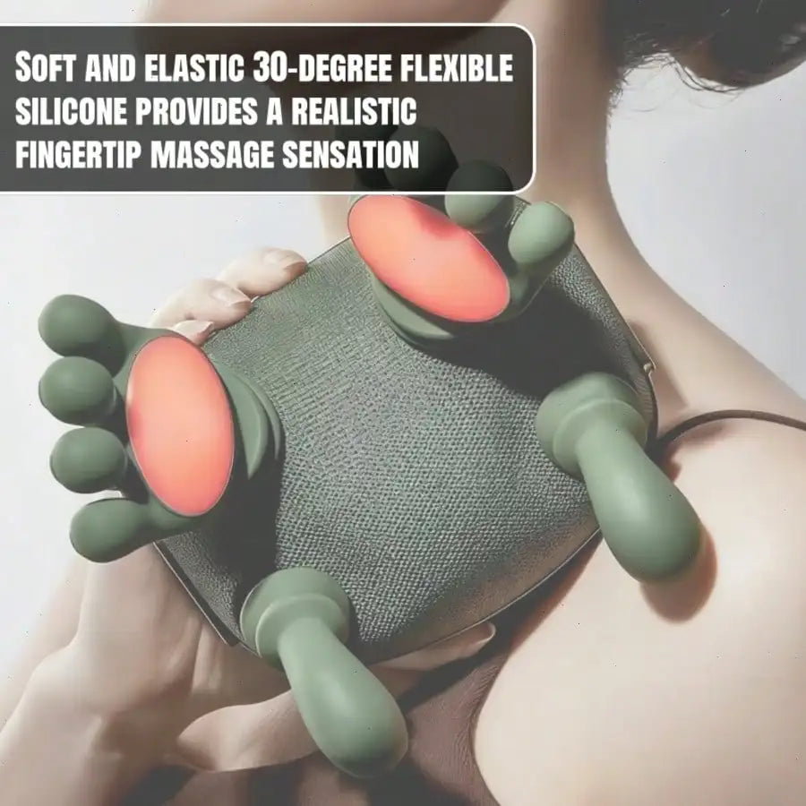 4D Shiatsu Neck And Shoulder Massager With Heat Deep Tissue