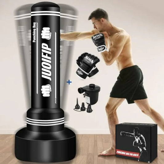 Freestanding Inflatable Punching Bag With Stand For Training