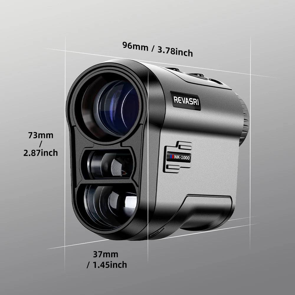 Golf Rangefinder 1000 Yards 6x Magnification Slope Compensated