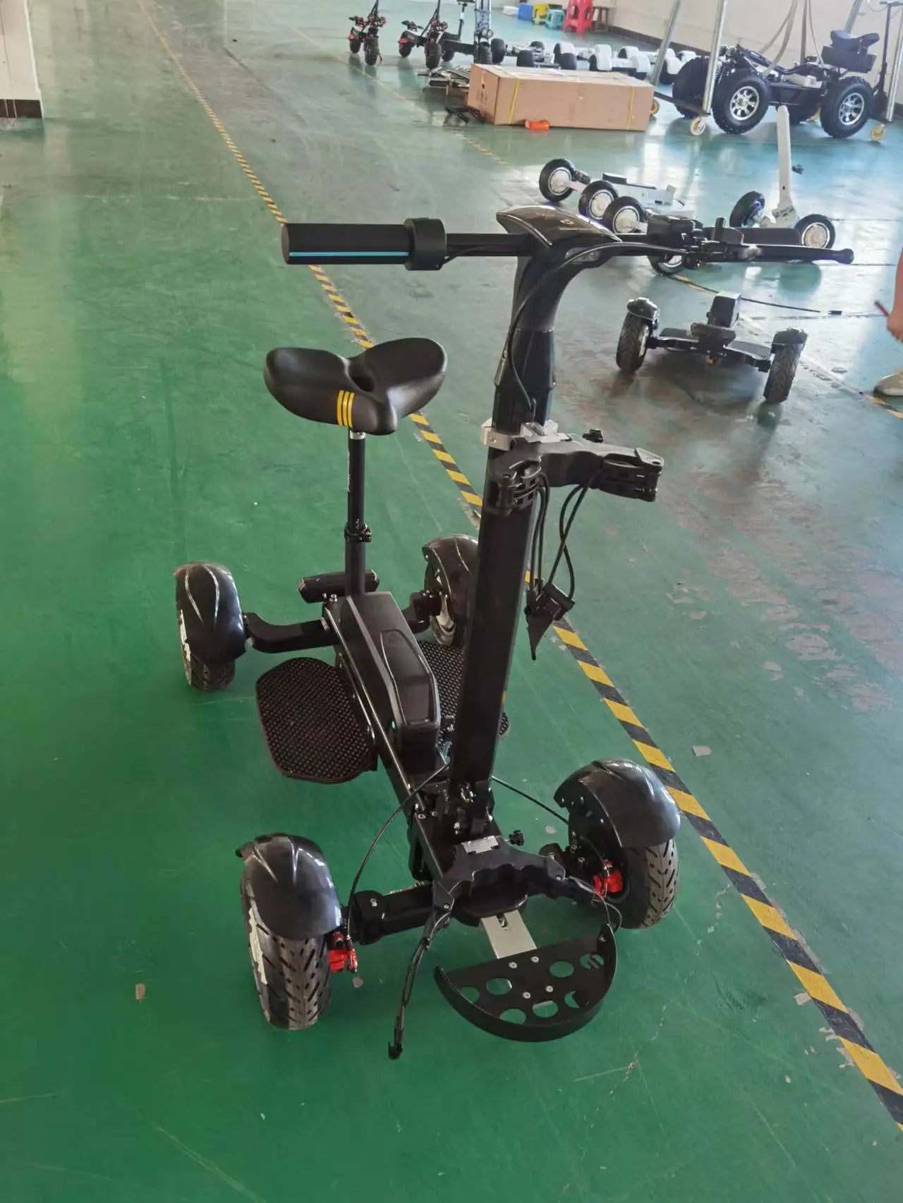 AESWGOF Foldable Electric Golf Cart Scooter With Long Range Battery