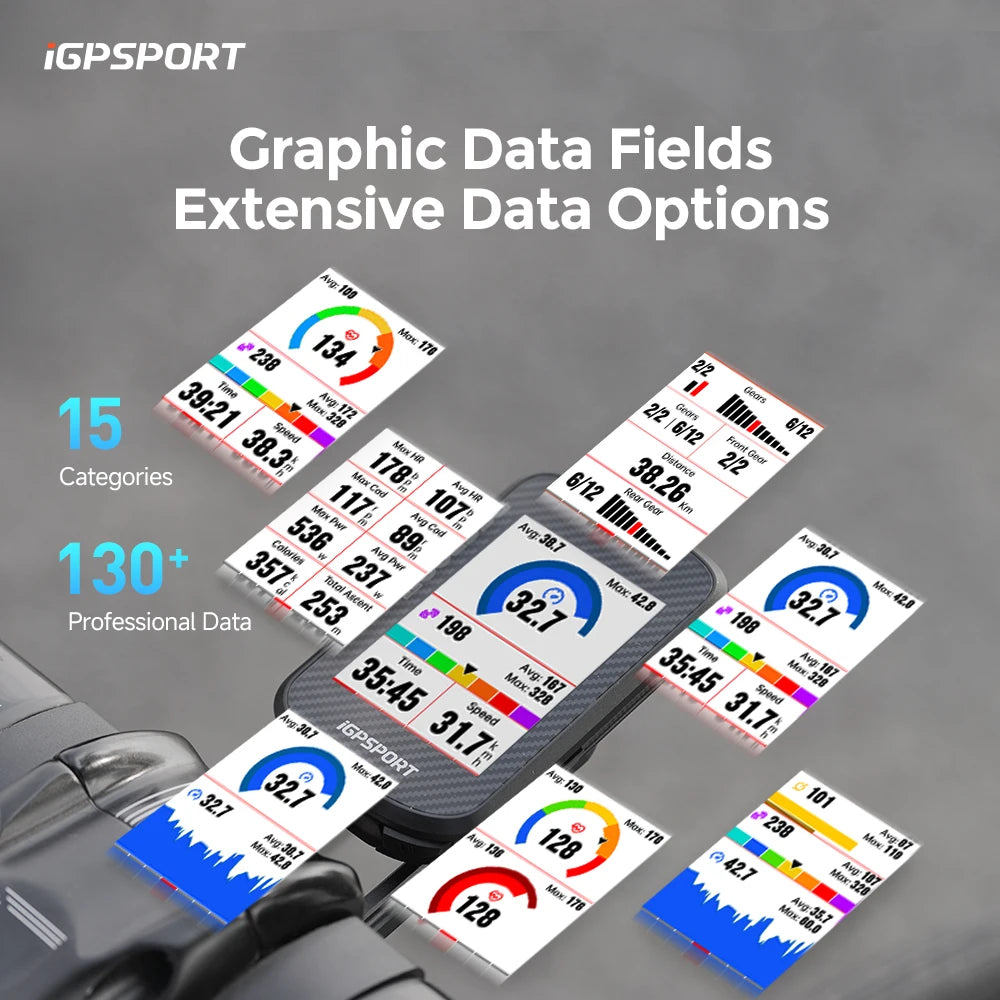 iGPSPORT BSC300T Touchscreen Bike Computer With Global Map GPS