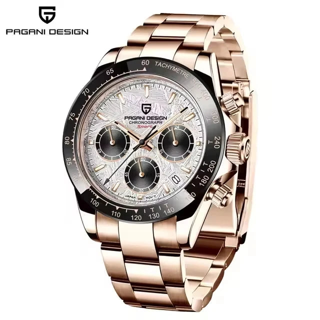 PAGANI DESIGN PD1644 Men Stainless Steel VK63 Chronograph Watch