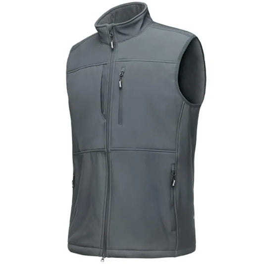 Lightweight Windproof Fleece-Lined Softshell Running Vest For Golf