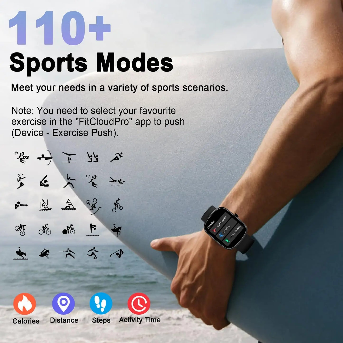 Nerunsa AI Smart Watch With Heart Rate SpO2 Sleep Tracking And Bluetooth 5.3