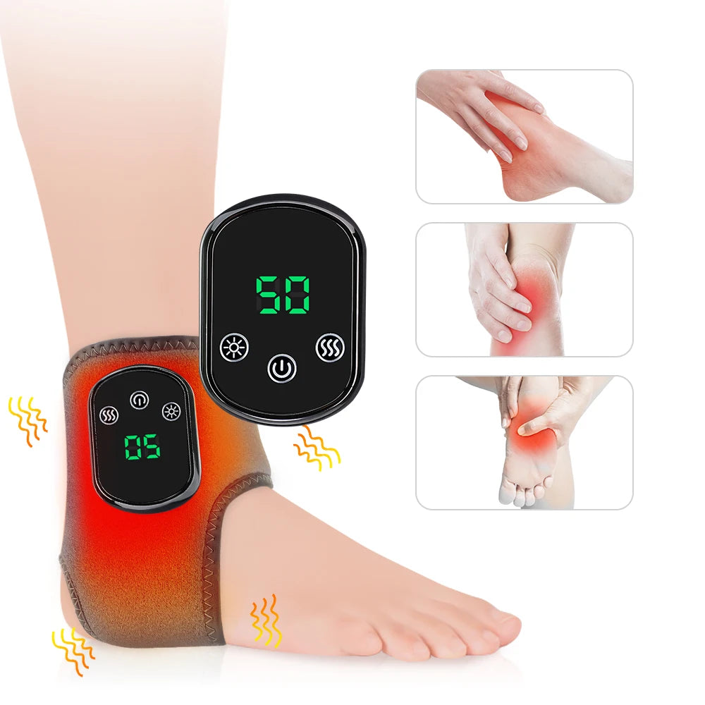 PastSky Electric Foot Massager With Heat And Vibration