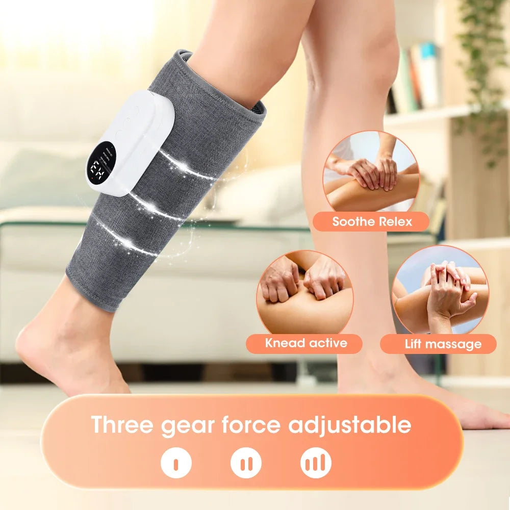360 Degree Leg Calf Massager With 3 Modes Air Compression And Heat Therapy