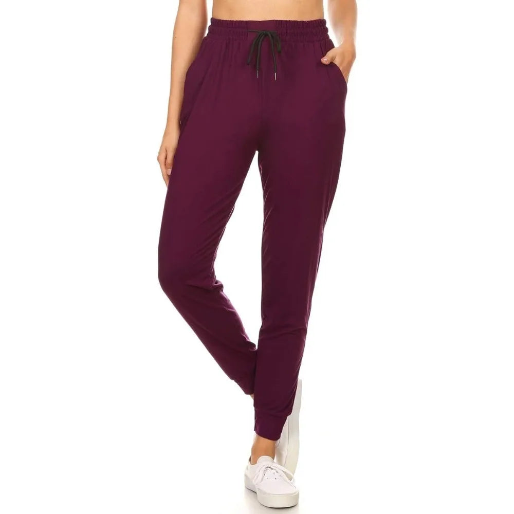 Women's Jogger Leggings With Pockets For Yoga And Workout