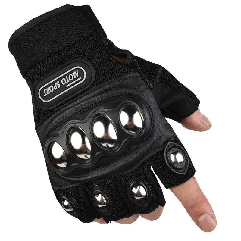 Tactical Gloves Steel Safety For Cycling Powersports And Self Defense