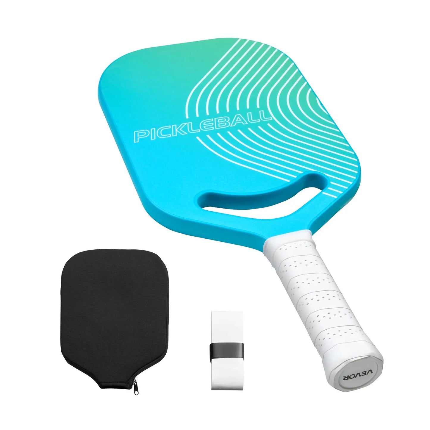 Carbon Fiber Pickleball Paddle With Aero Throat Honeycomb Core