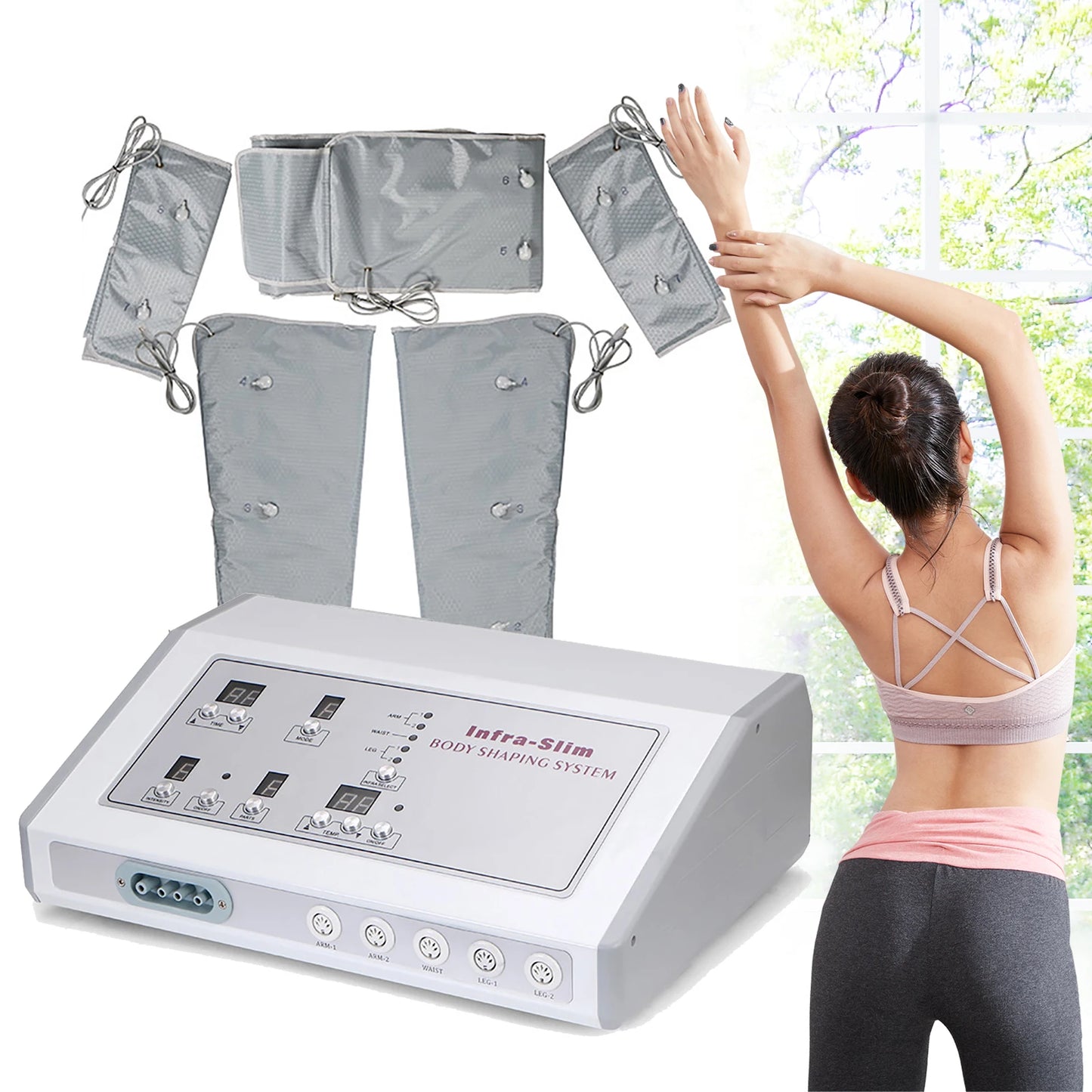 Far Infrared Heating Pressotherapy Air Pressure Slimming Suit Body Contouring