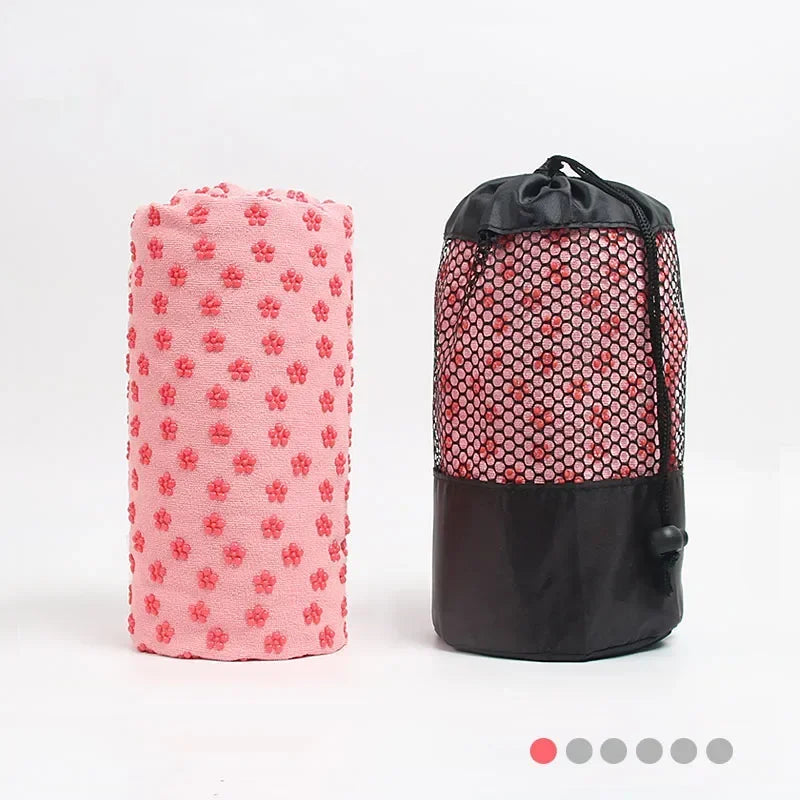 Non Slip Yoga Towel For Hot Yoga And Pilates Mat Absorbent Travel