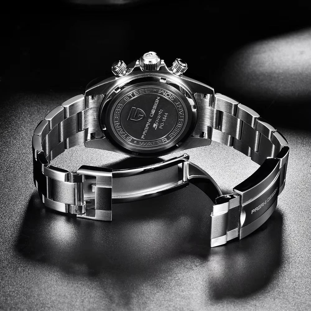 PAGANI DESIGN PD1644 Men Stainless Steel VK63 Chronograph Watch