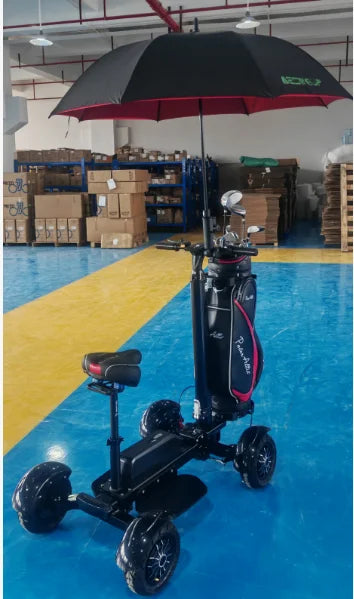 AESWGOF Foldable Electric Golf Cart Scooter With Long Range Battery
