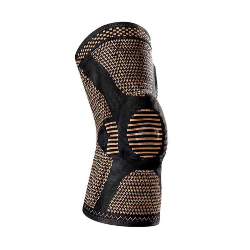 Orthopedic Knee Pad Support Adjustable Sport Brace Copper Nylon