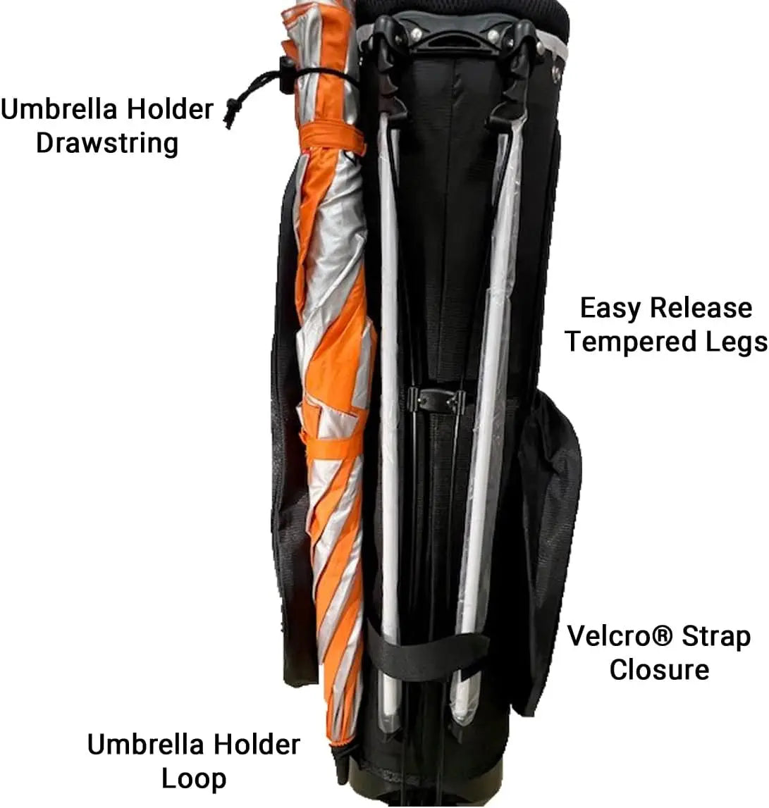Hireko Golf 14-Way Stand Bag With Carry Handle Pockets