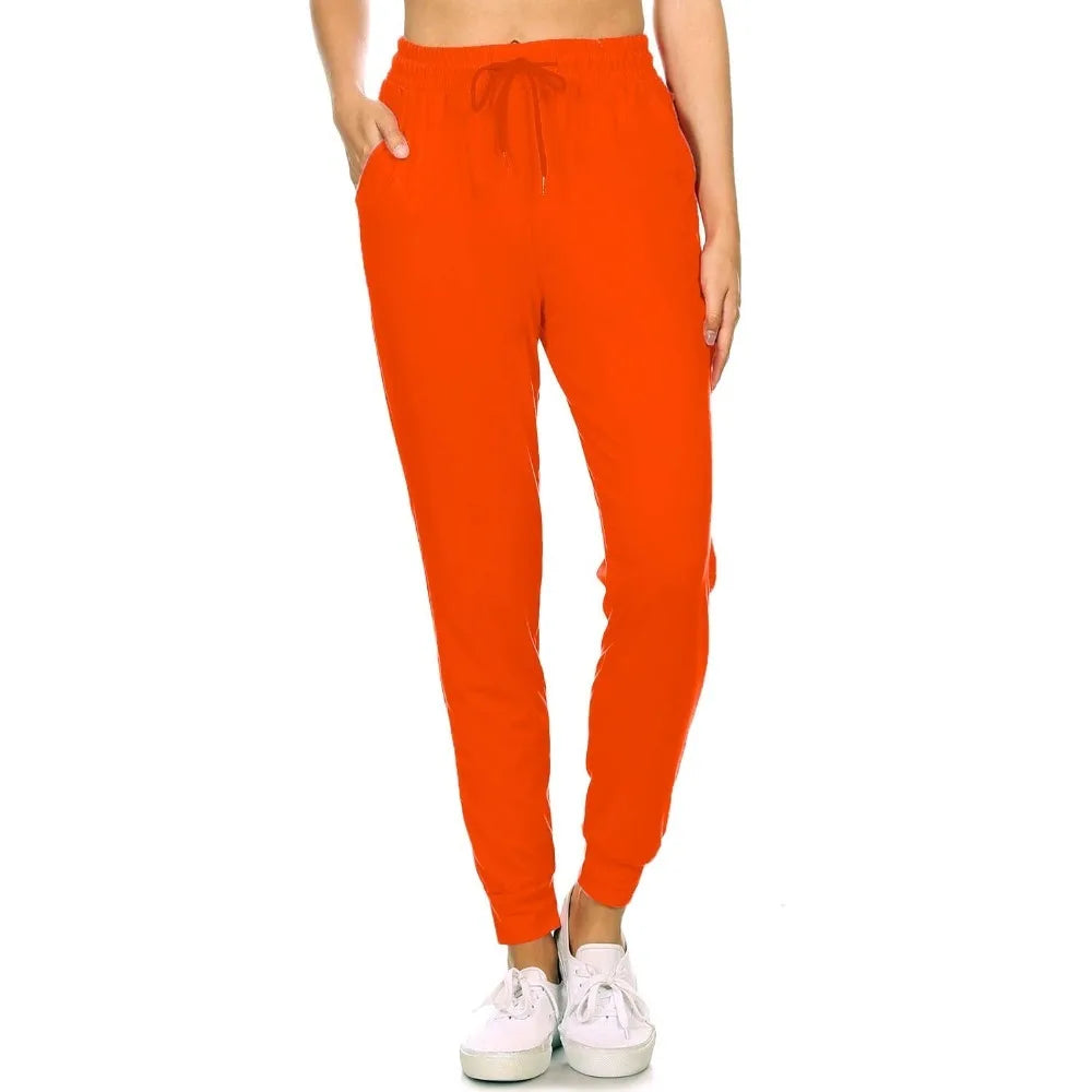 Women's Jogger Leggings With Pockets For Yoga And Workout