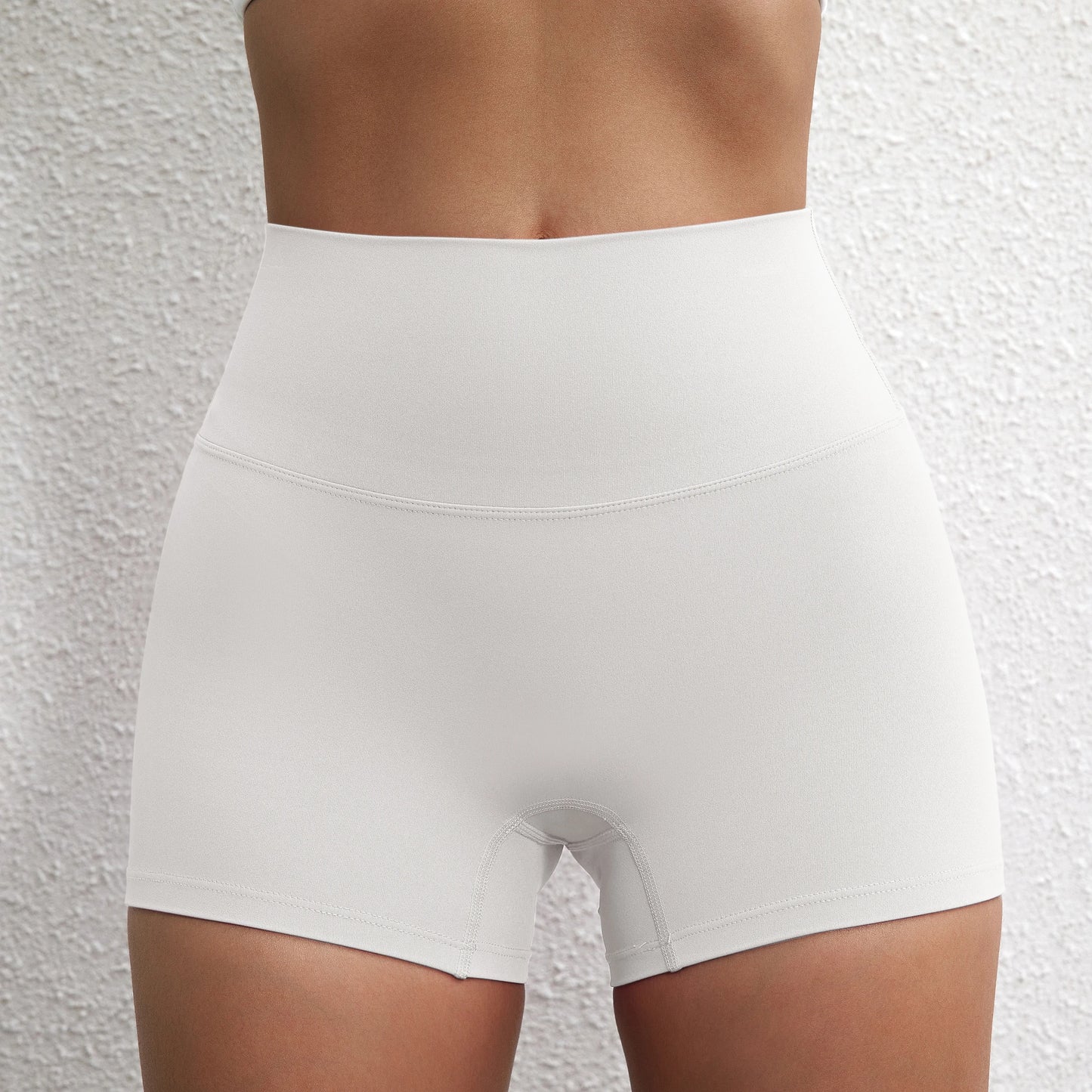 Women High Waist Fitness Shorts Squat Proof For Yoga Running Training