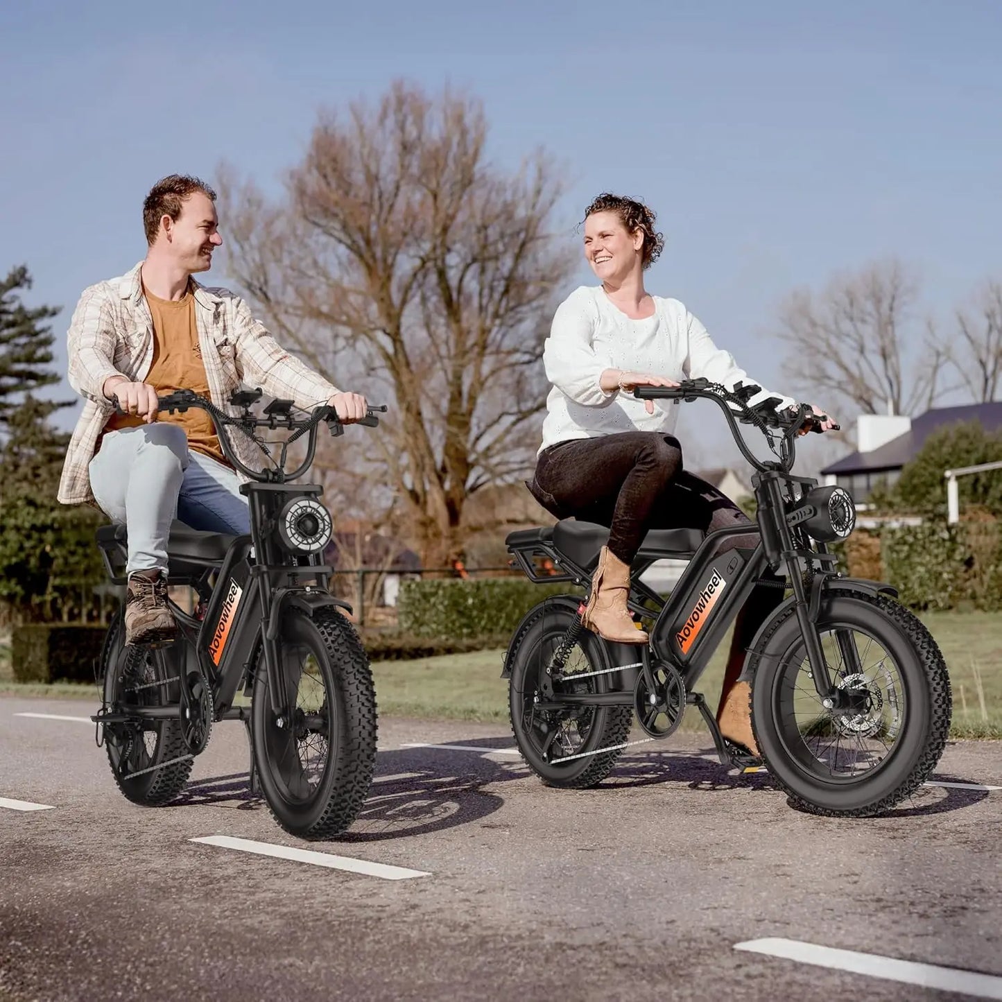 AOVOWHEEL AW2PRO Electric Fat Tire Bike 1500W Top Speed 31mph