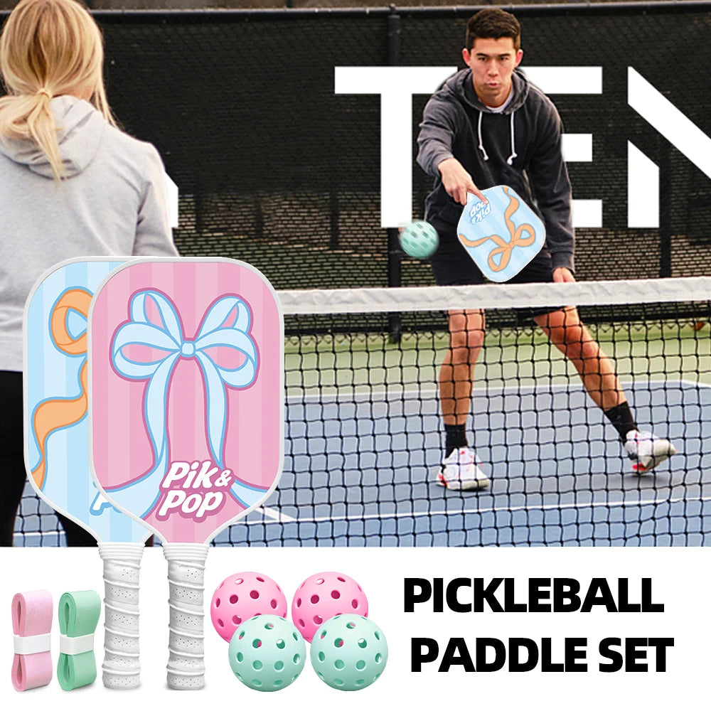 Miflame USAPA Pickleball Paddles Set Of 2 With Carry Bag