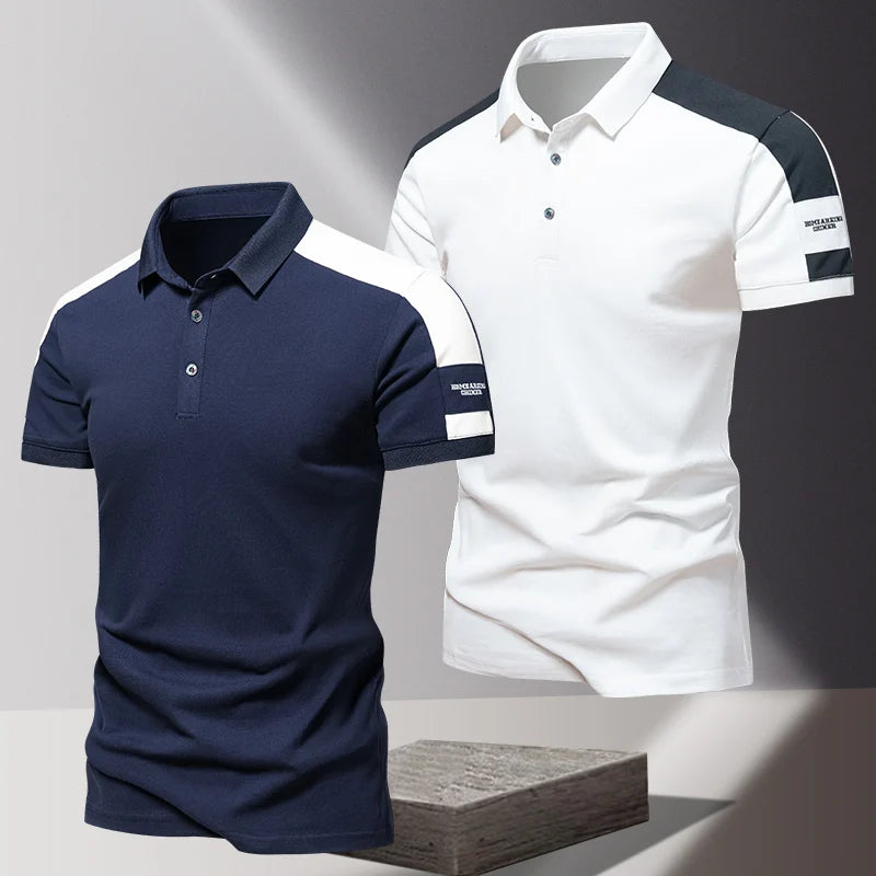 Lane JT CN Men’s Polo Shirt Cotton Short Sleeve Breathable