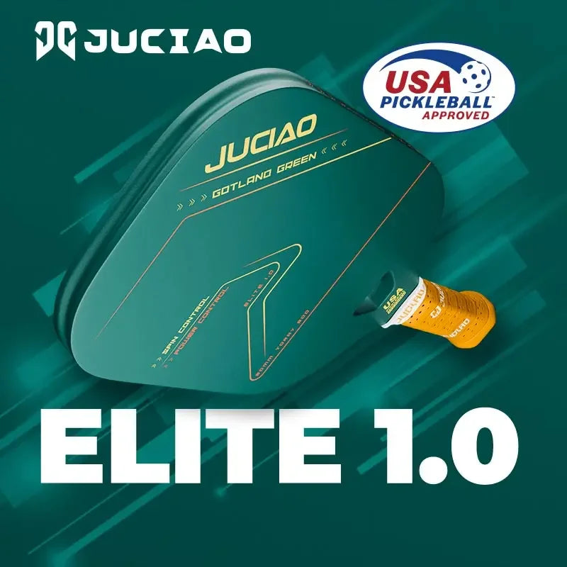 JUCIAO-ELITE1.0 USAPA Approved T800 Carbon Fiber Pickleball Paddle, Durable High-Performance Pickleball Paddle