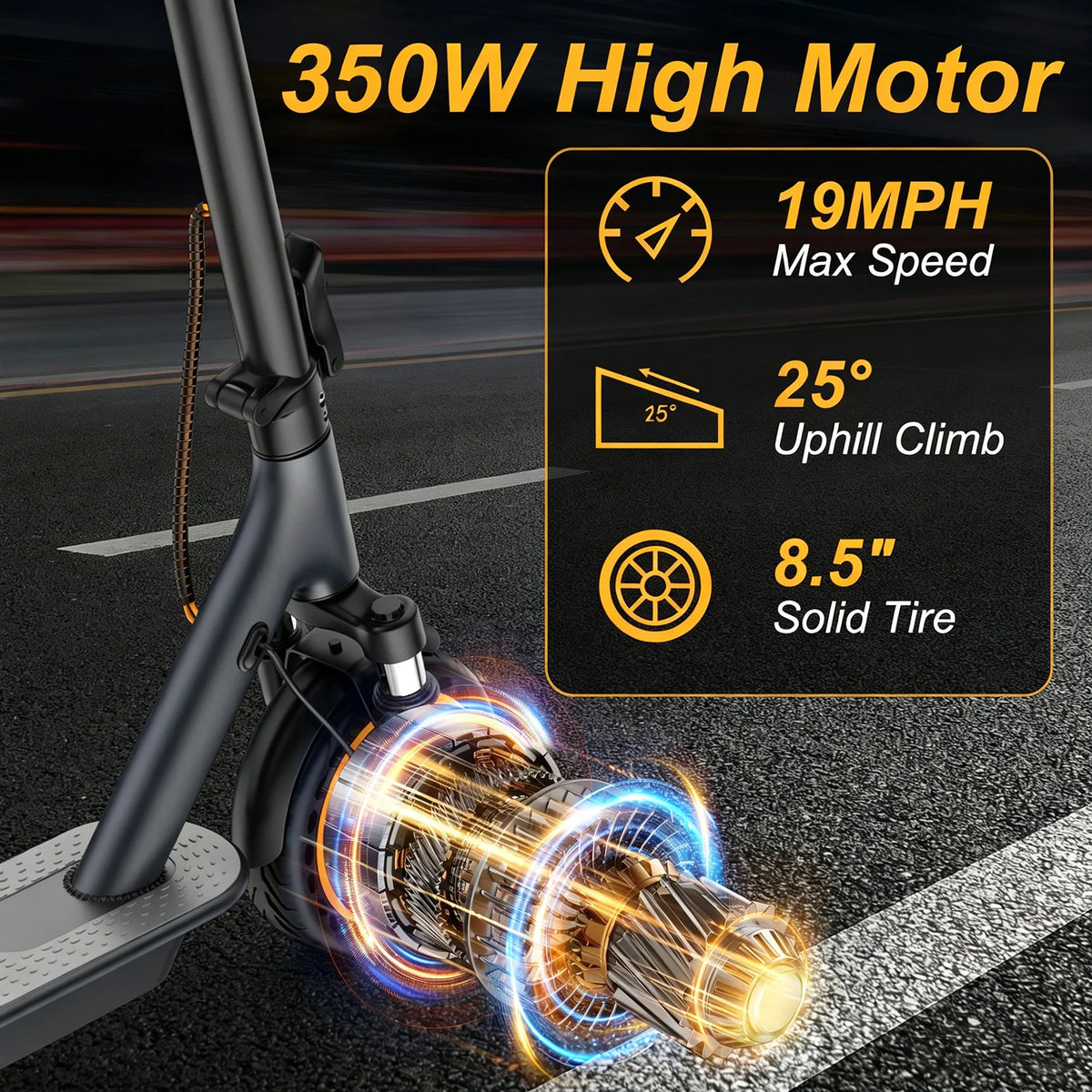 AOVOPRO Electric Scooter With App Control And Dual Suspension