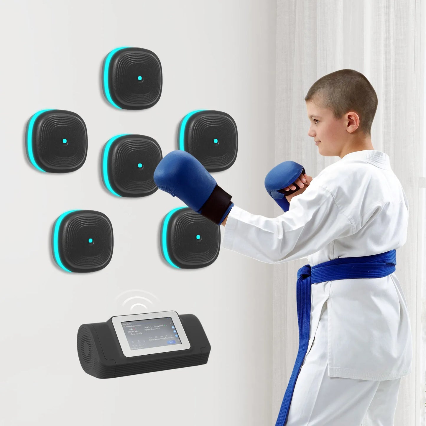 Music Boxing Machine Split Target Fitness Equipment Bluetooth Wall Target