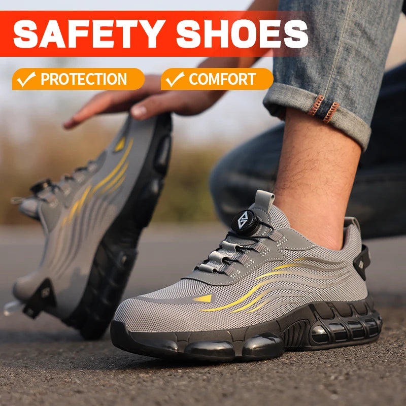 Department Name Air Cushion Non Slip Mens Safety Shoes