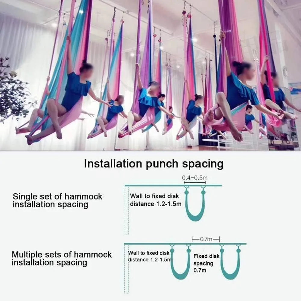 Foser Aerial Yoga Hammock For Dance And Acrobatic Training