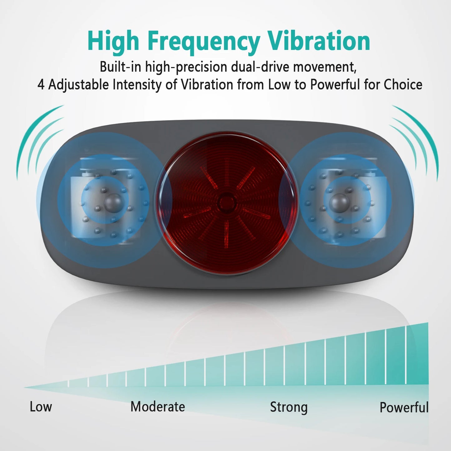 Wireless Slimming Belt Abdominal Massager with 4 Modes and Heat