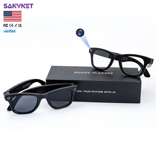 Smart Glasses GS4 Max With 8MP Camera And AI Translation