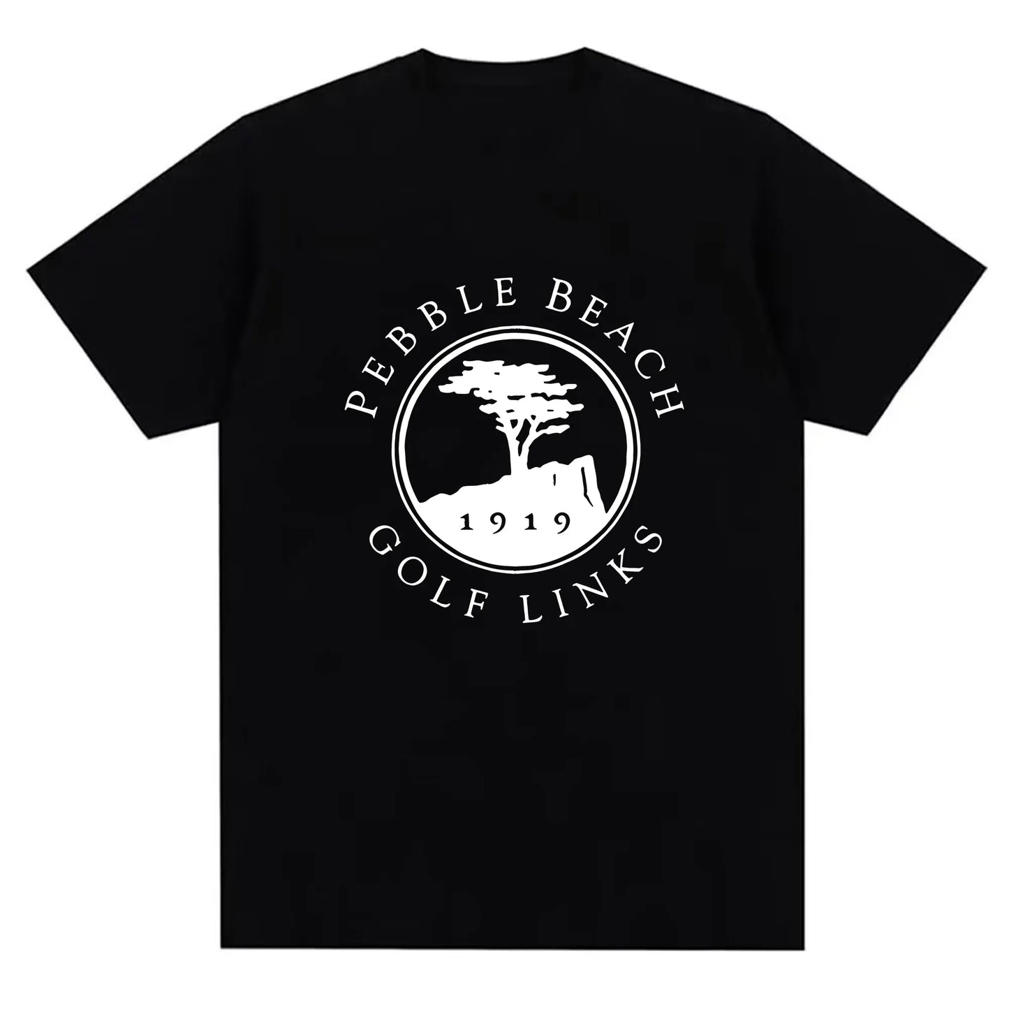 Pebble Beach Golf Mens Cotton T Shirt Casual Top Wear