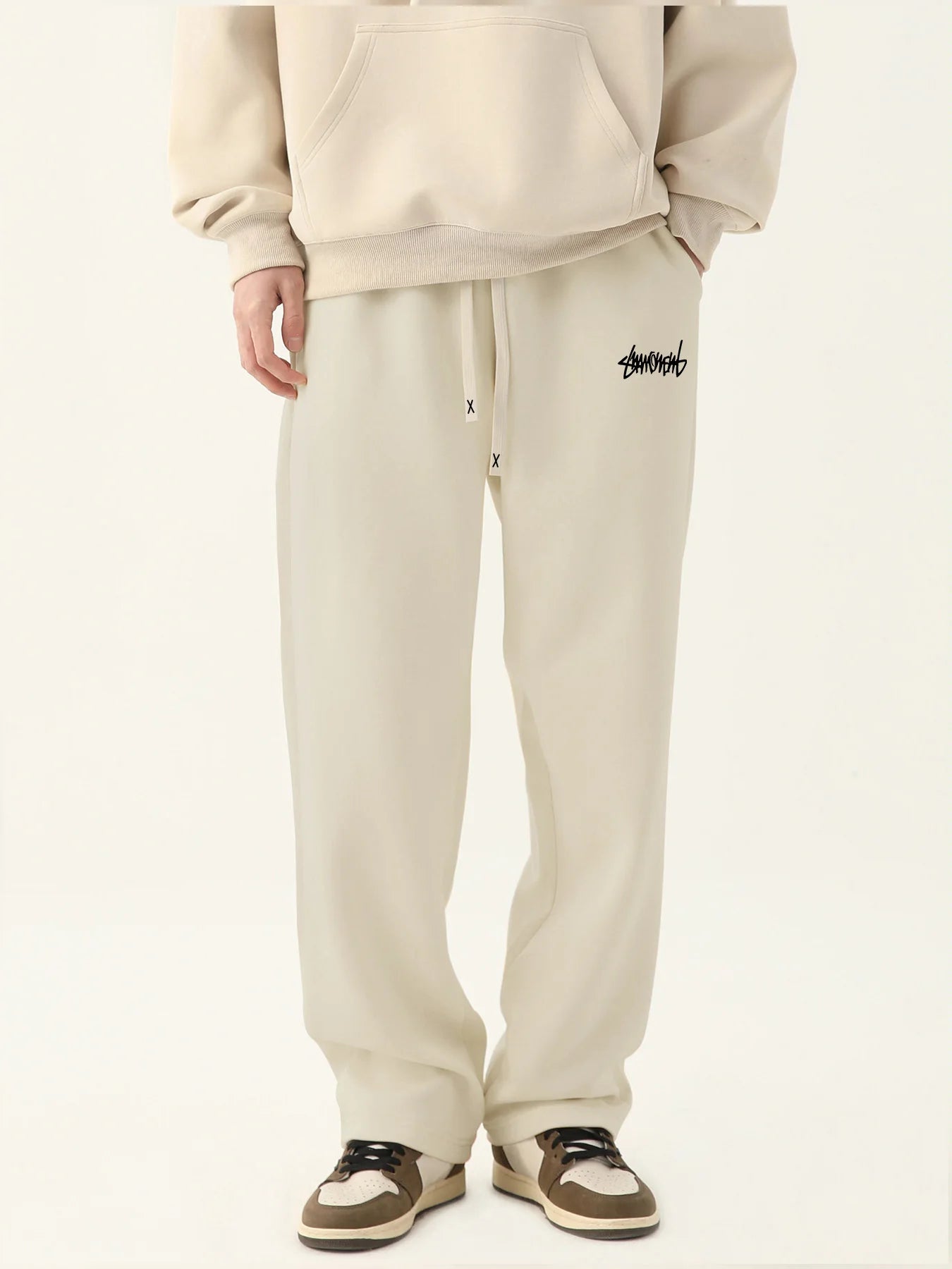 Longe Men's Baggy Jogging Pants Breathable Outdoor Sweatpants