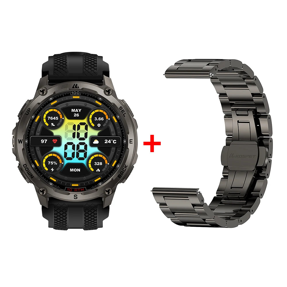 KOSPET Tank T4 Smart Watch With GPS And Offline Maps