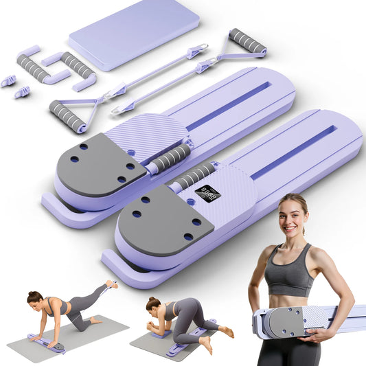 2-In-1 Split Ab Pilates Board With Portable Foldable Design