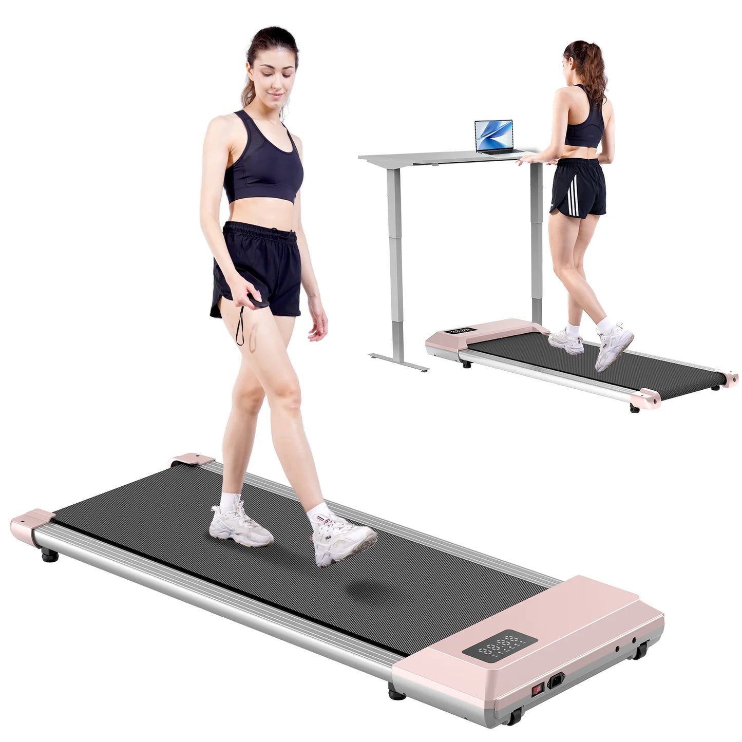 Walking Pad Mini Treadmill Under Desk Exercise Machine Max 250 Lbs