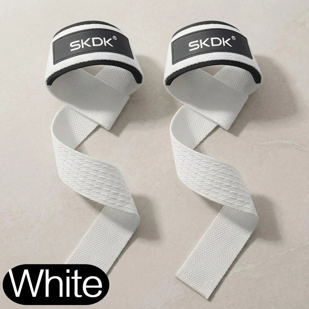 Heavy Duty Weightlifting Wrist Straps with Cushioned Grip for Deadlifts