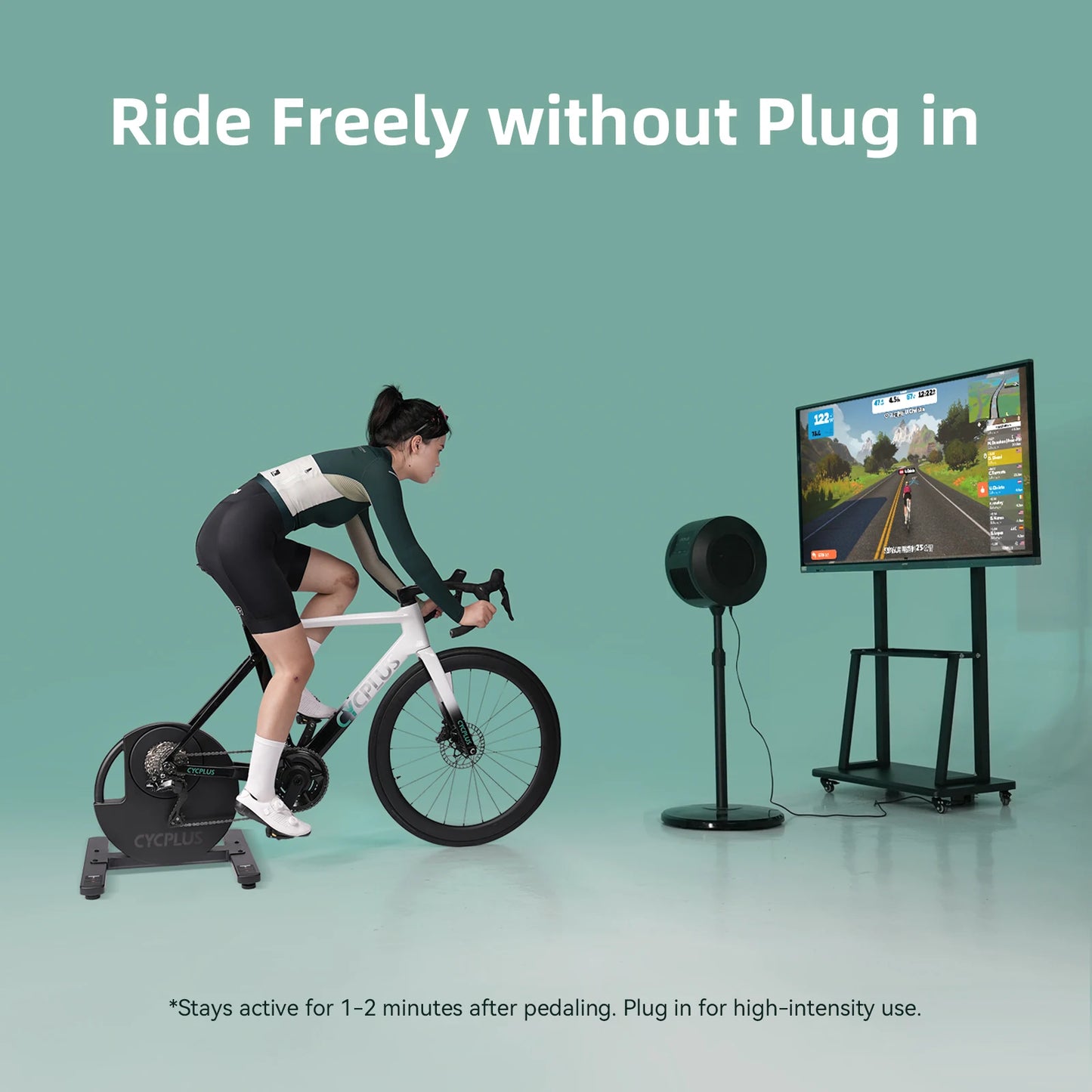 CYCPLUS R200 Smart Bike Trainer 2200W Max Power ANT BLE