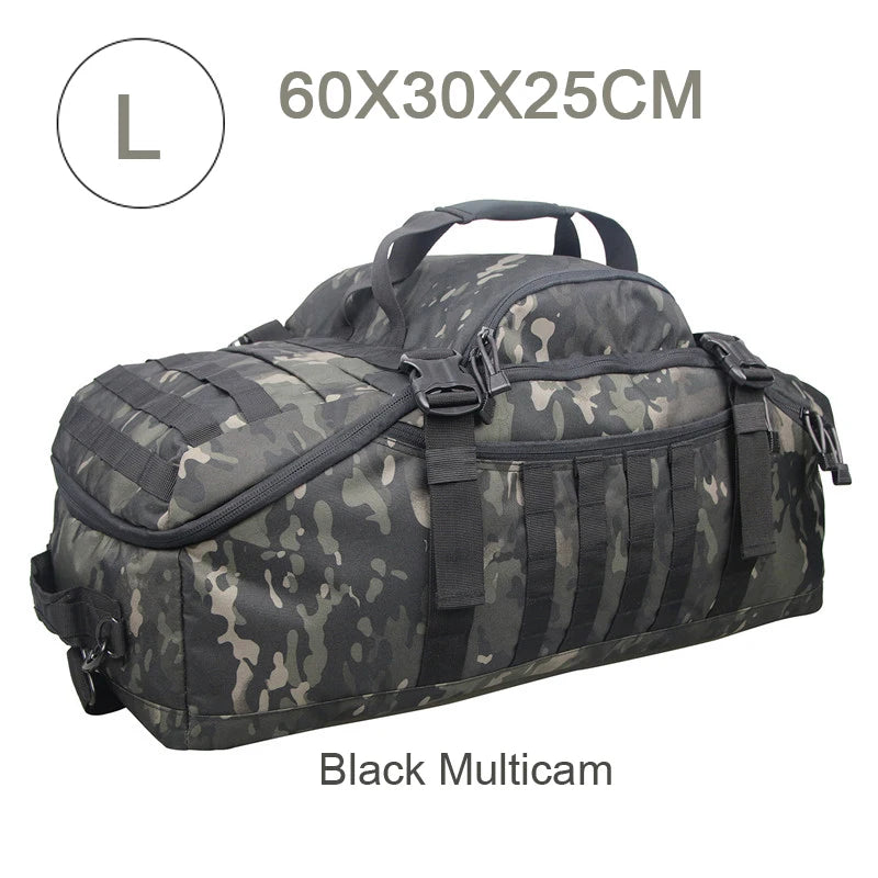 LQARMY Waterproof Convertible Travel Duffel Bag for Fitness and Weekends