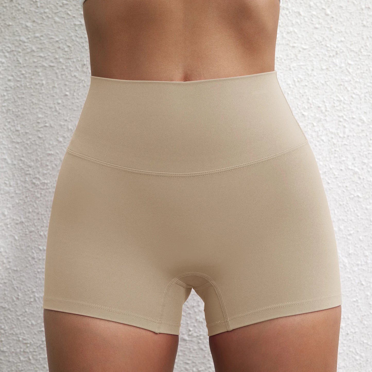 Women High Waist Fitness Shorts Squat Proof For Yoga Running Training