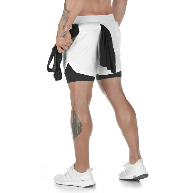 Mens Camo Quick Dry Running Shorts for Gym and Training