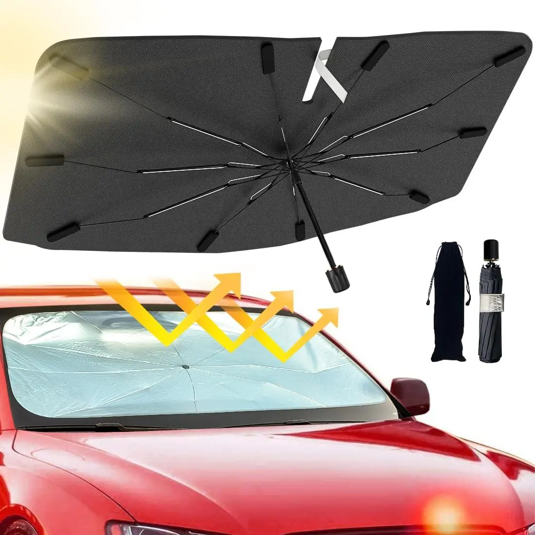 Foldable Car Sun Shade UV Block Windshield Cover Heat Insulation