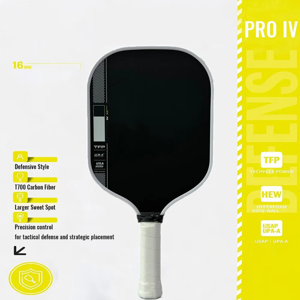 Azgairit S-Pro Pickleball Paddle Gen 4 TFP Carbon Fiber
