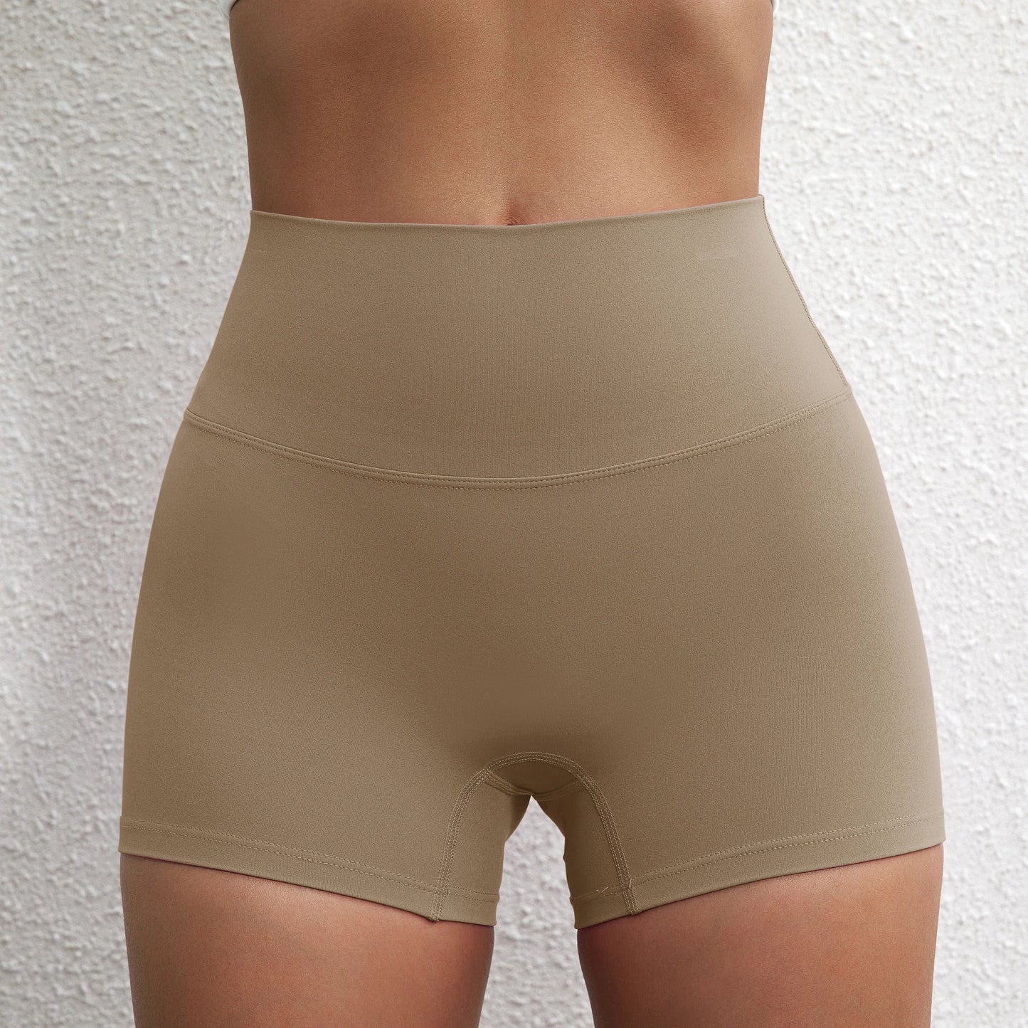 Women High Waist Fitness Shorts Squat Proof For Yoga Running Training