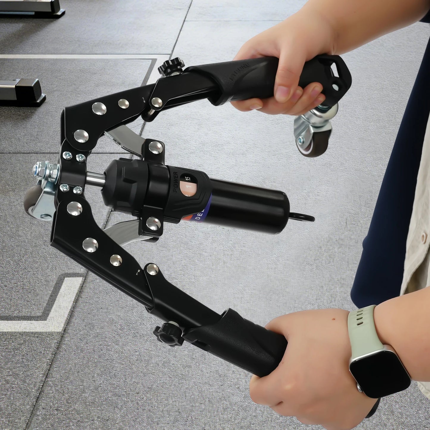 Hydraulic Power Twister Arm Blaster Forearm Workout Equipment Adjustable