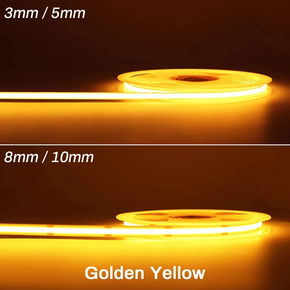Cooleeon LED Strip Lighting 12V 24V Dimmable Tape Home Decor
