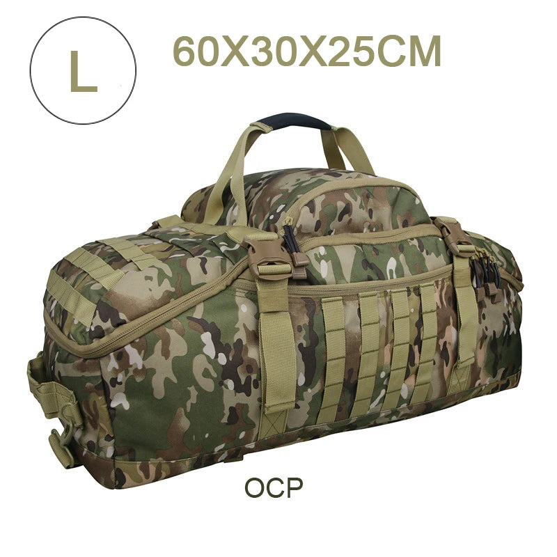 LQARMY Waterproof Convertible Travel Duffel Bag for Fitness and Weekends